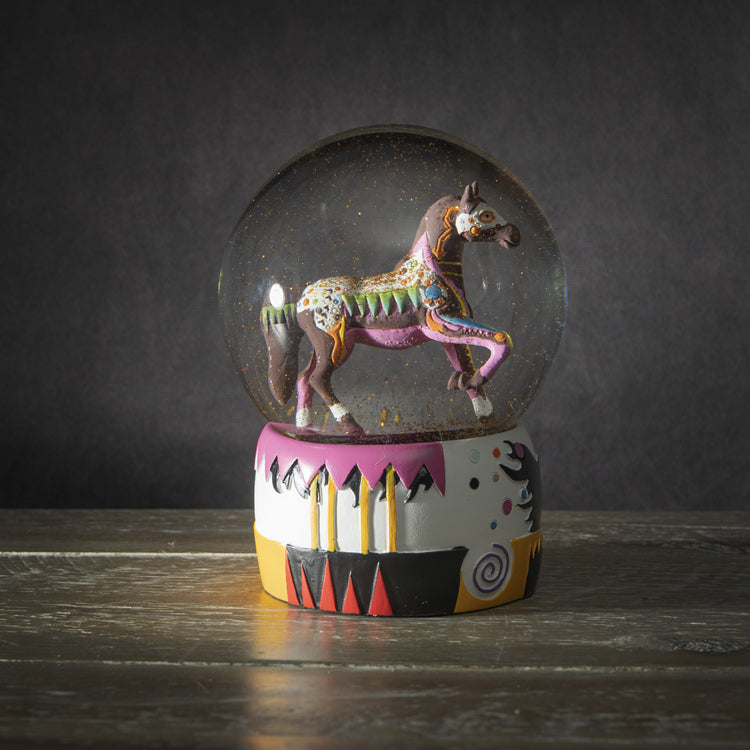 Trail of Painted Ponies - Prairie Horizon Water Globe