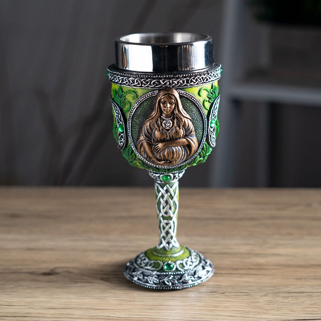 Triple Goddess Mother Goblet