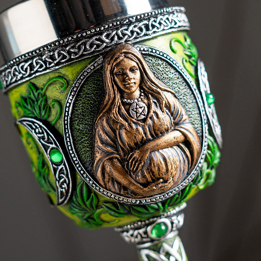 Triple Goddess Mother Goblet