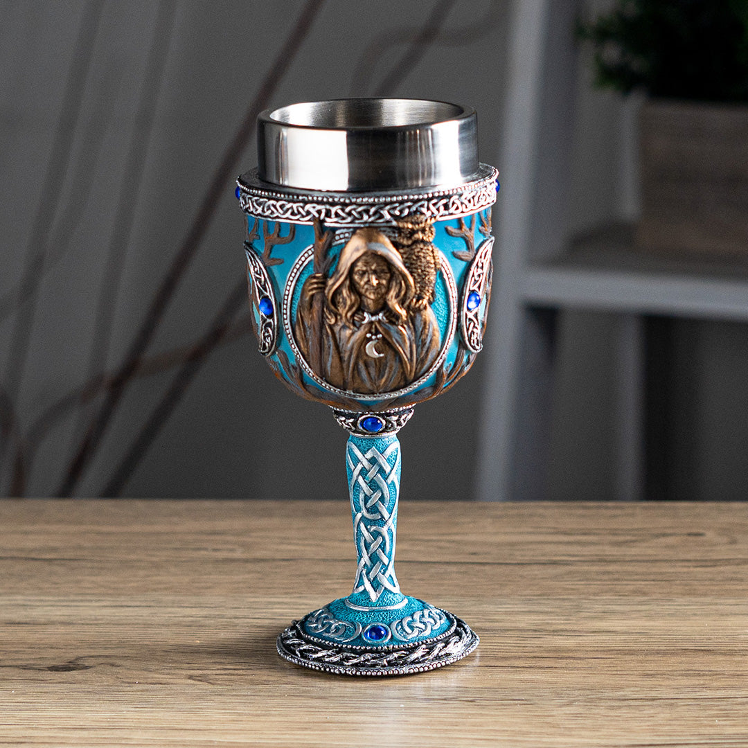 Triple Goddess Crone Goblet