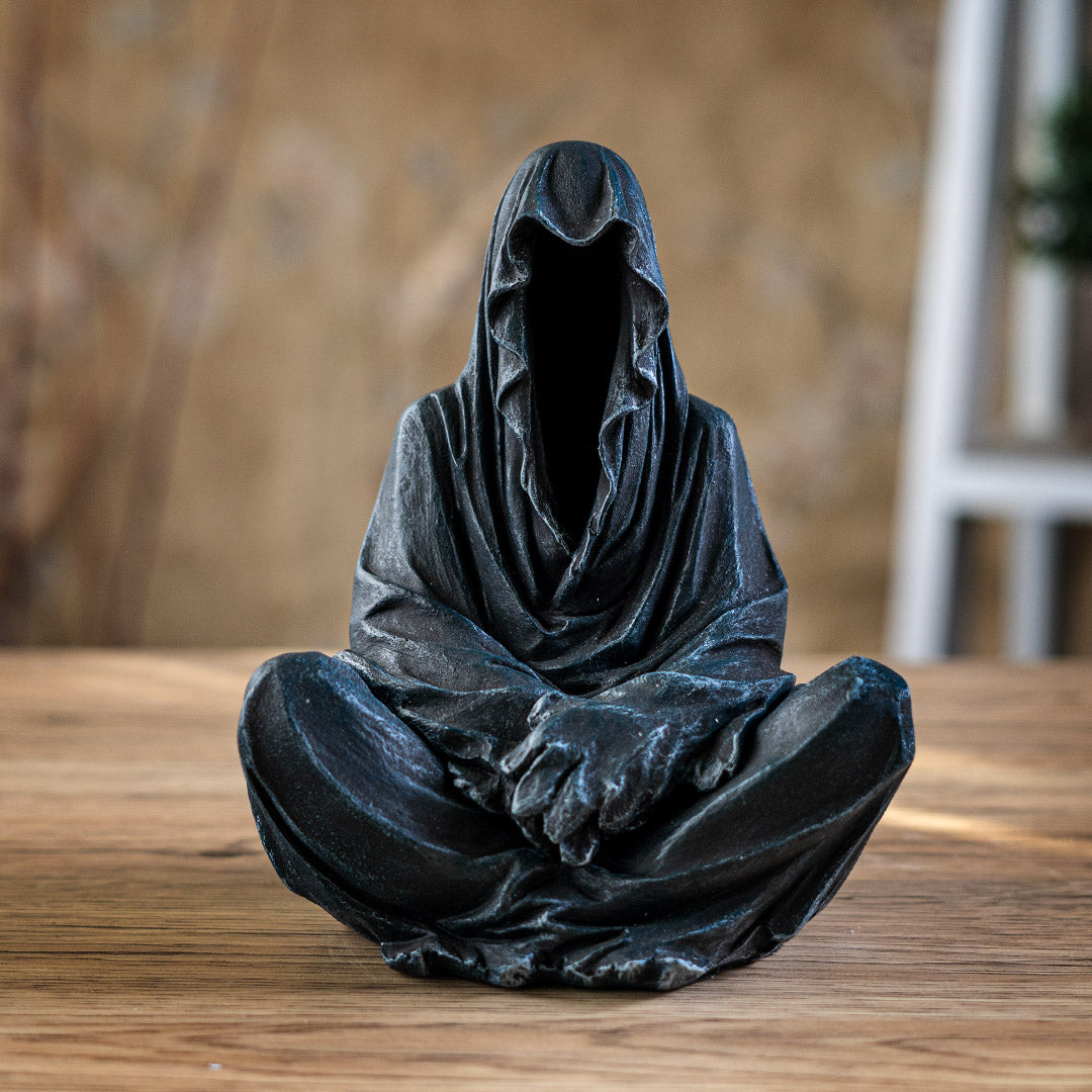 Seated Grim Reaper incense burner/box