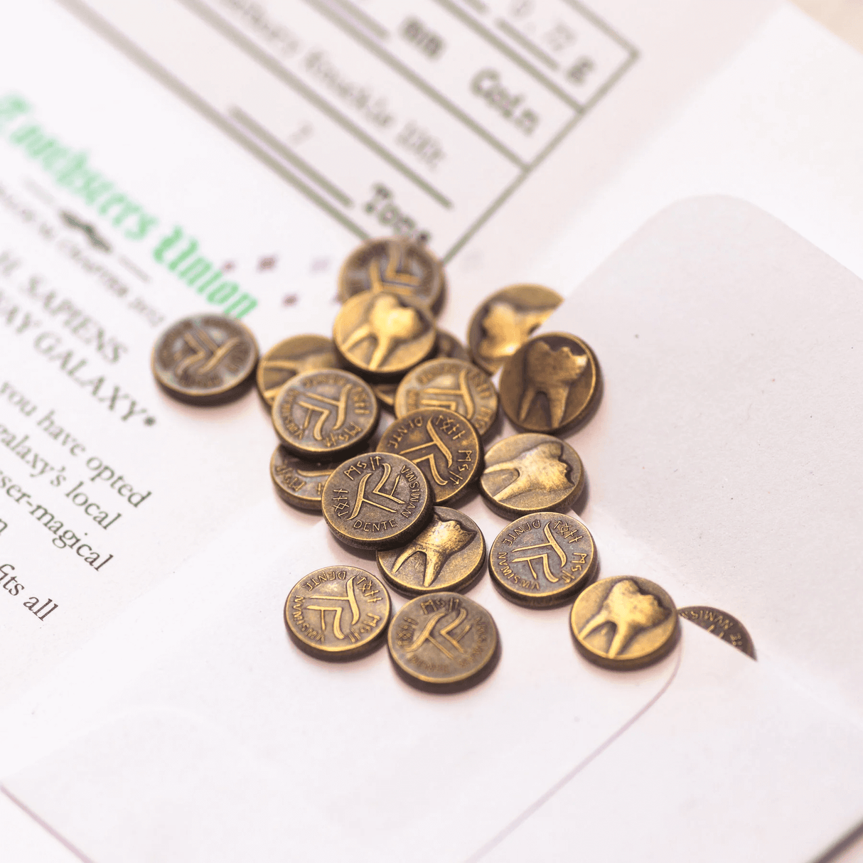 Tooth Fairy Bronze Coins Set