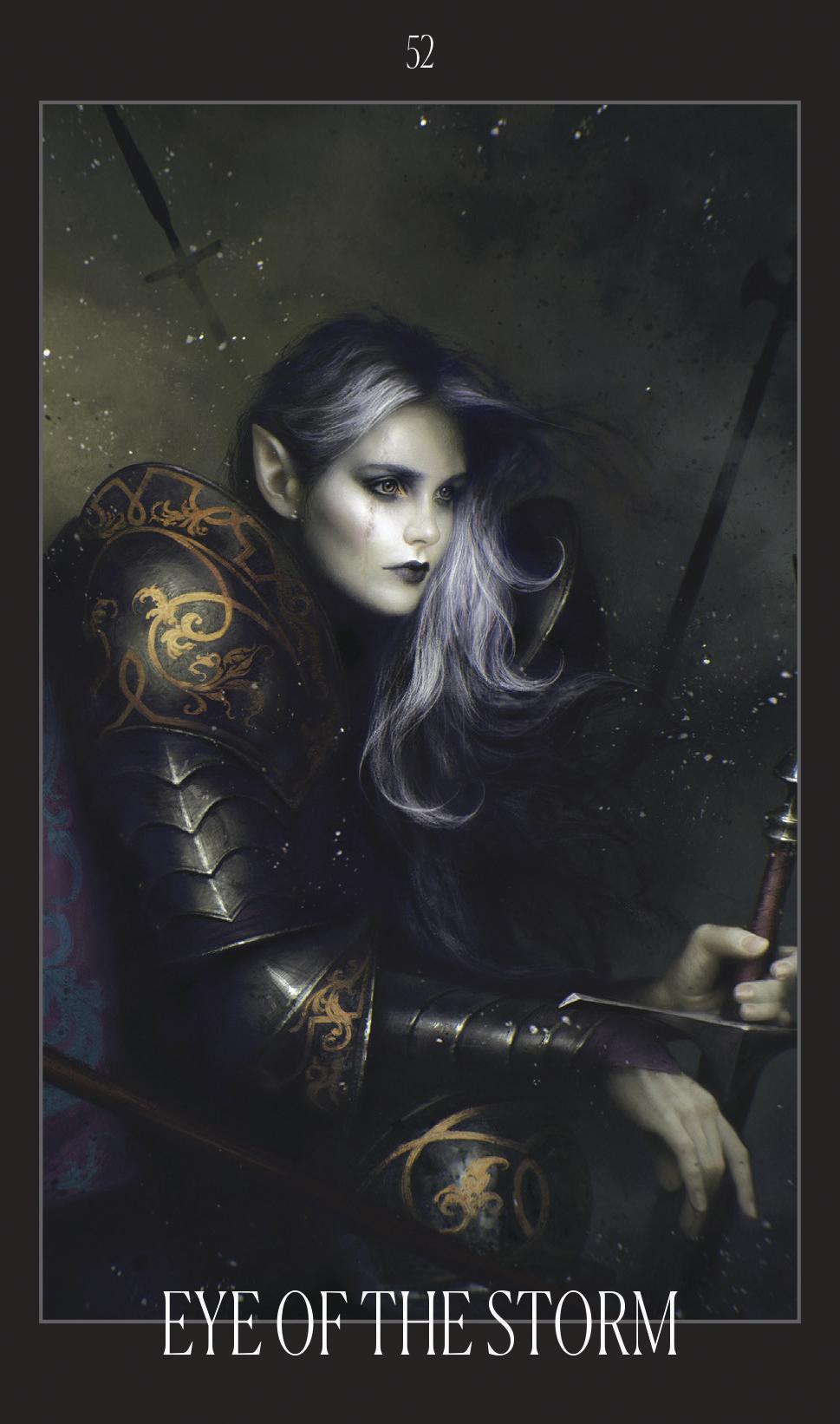 The Oracle of the Vampire Fae - Eye of the Storm card art example