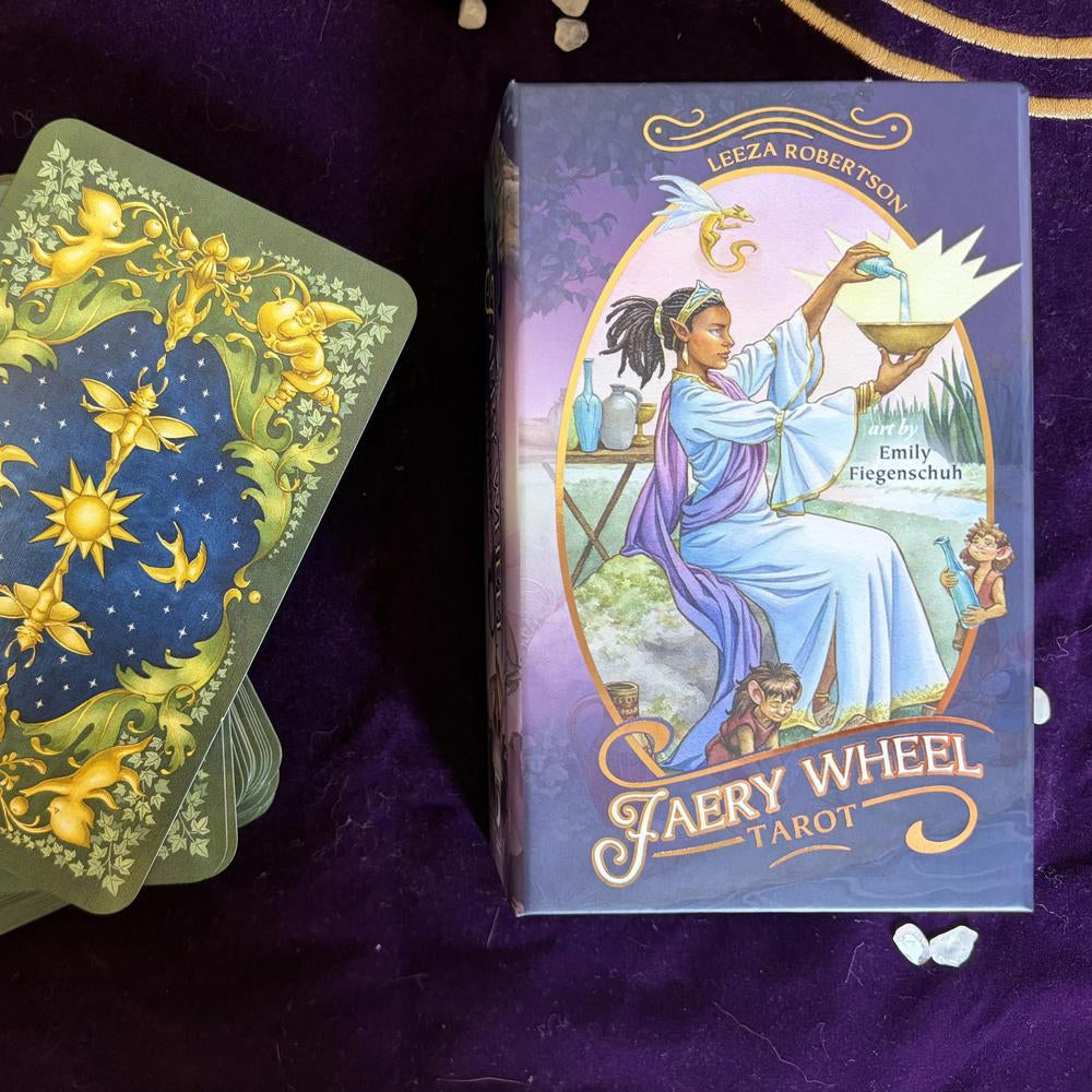 Faery Wheel Tarot deck - box and card backs