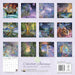 2024 Celestial Journeys wall calendar by Josephine Wall - back showing all months designs