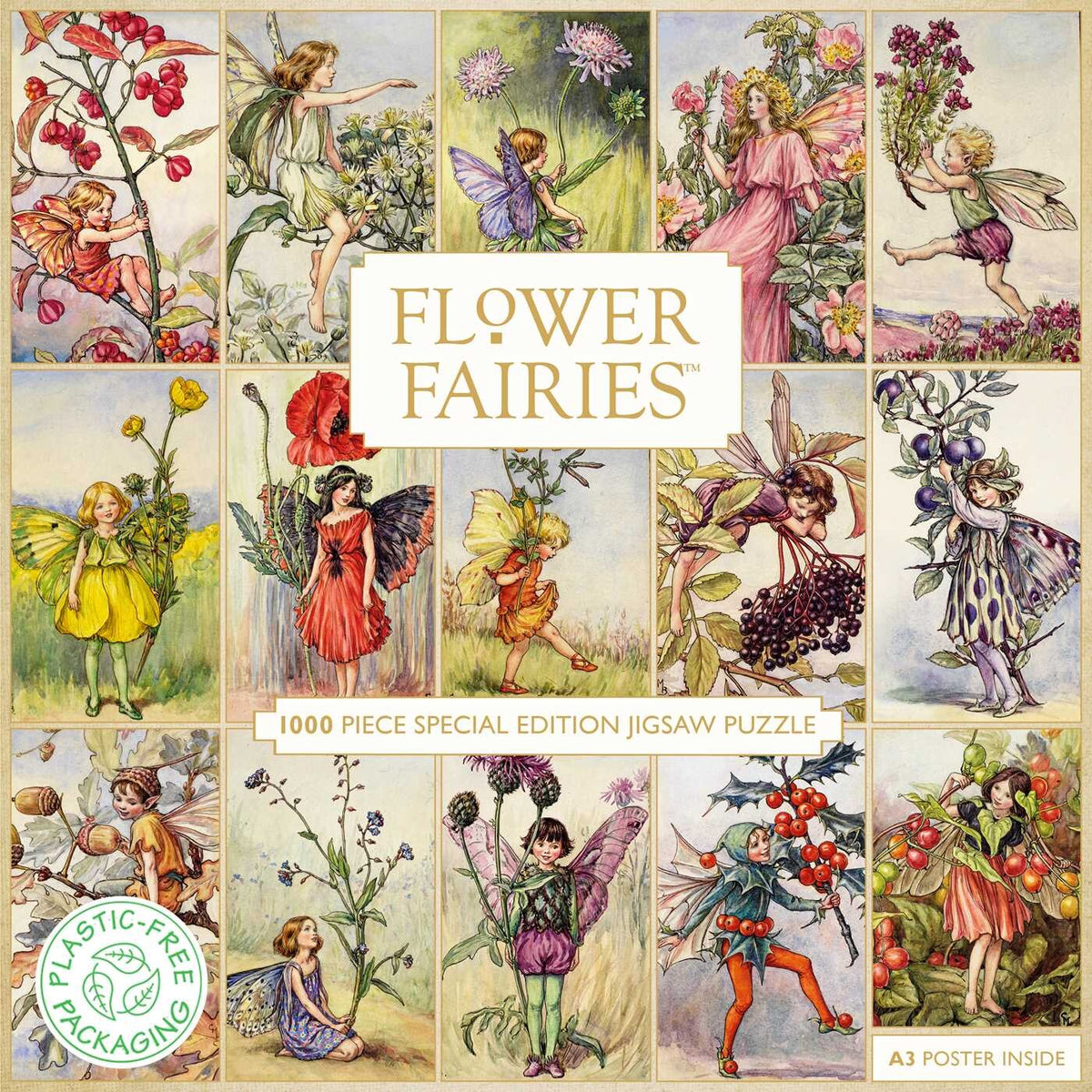Flower Fairies by Cicely Mary Barker Jigsaw Puzzle - 1000 Pieces