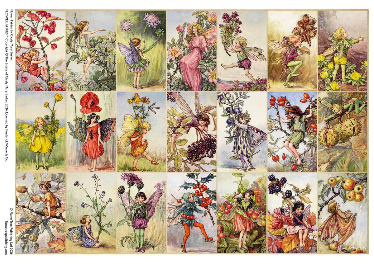 Flower Fairies by Cicely Mary Barker Jigsaw Puzzle - 1000 Pieces