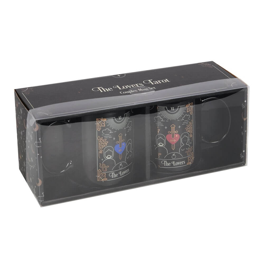The Lovers mug set in black gift box