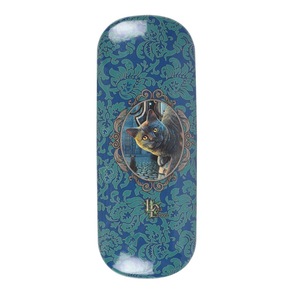 Back of glasses case with cat