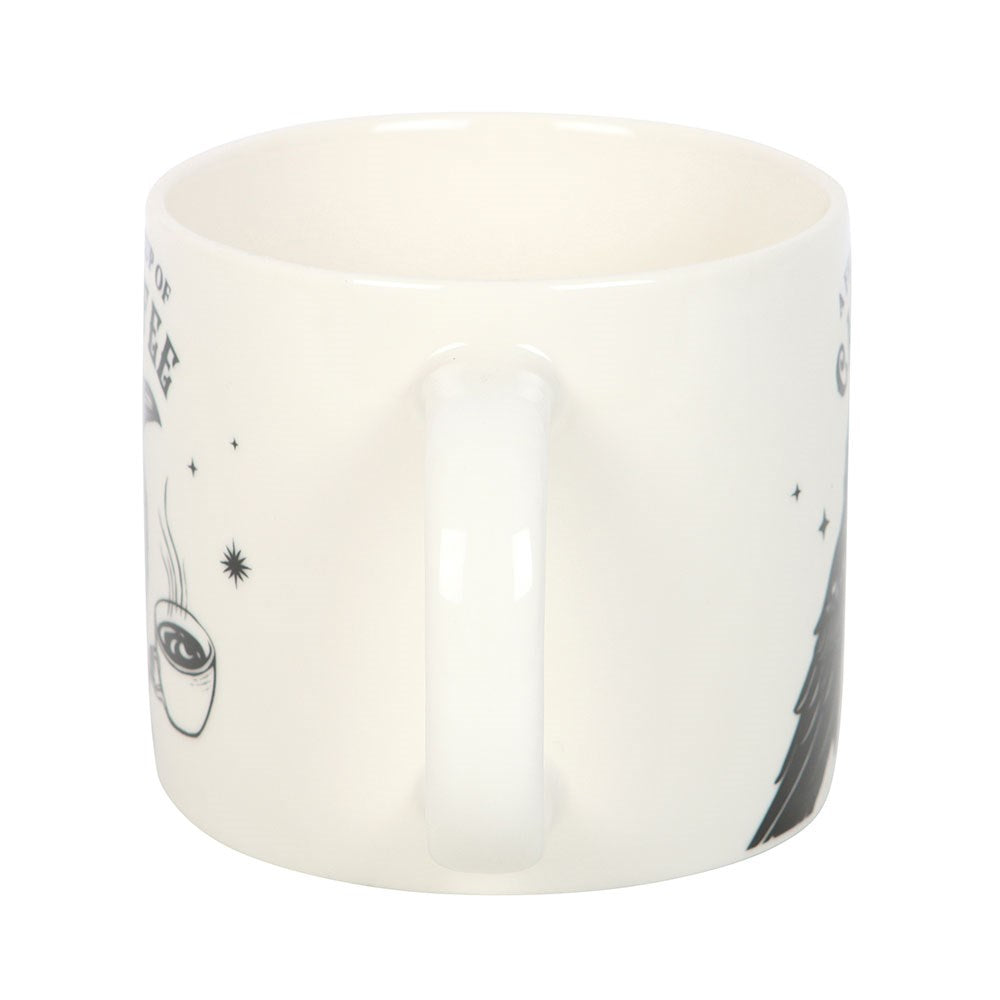 Mug, shown from the side to show handle