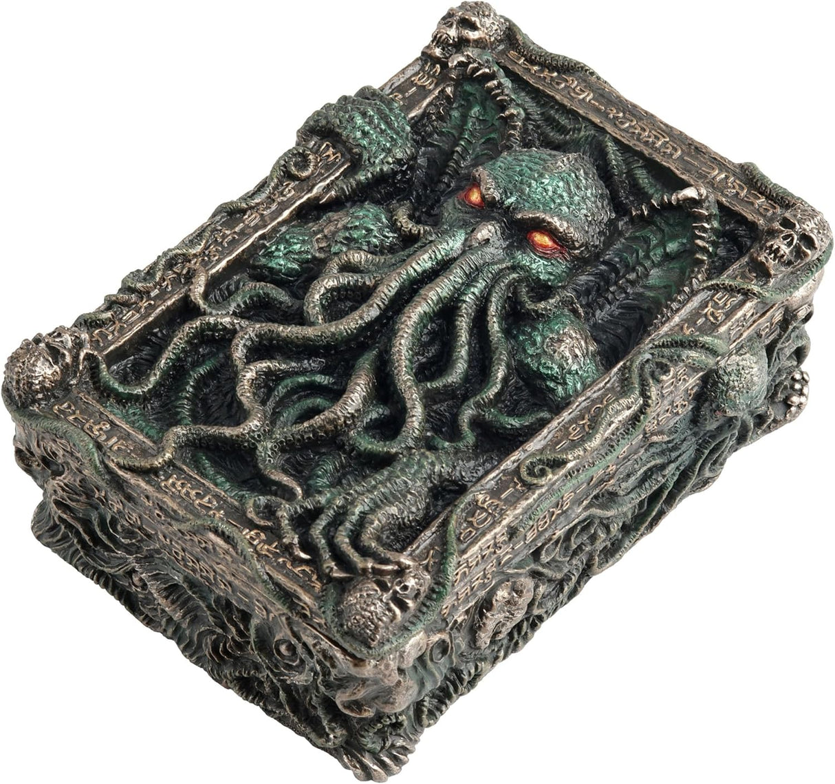 Decorative box with a Cthulhu design