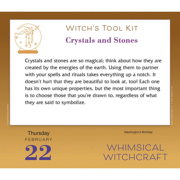 Whimsical Witchcraft - example for Feb 22