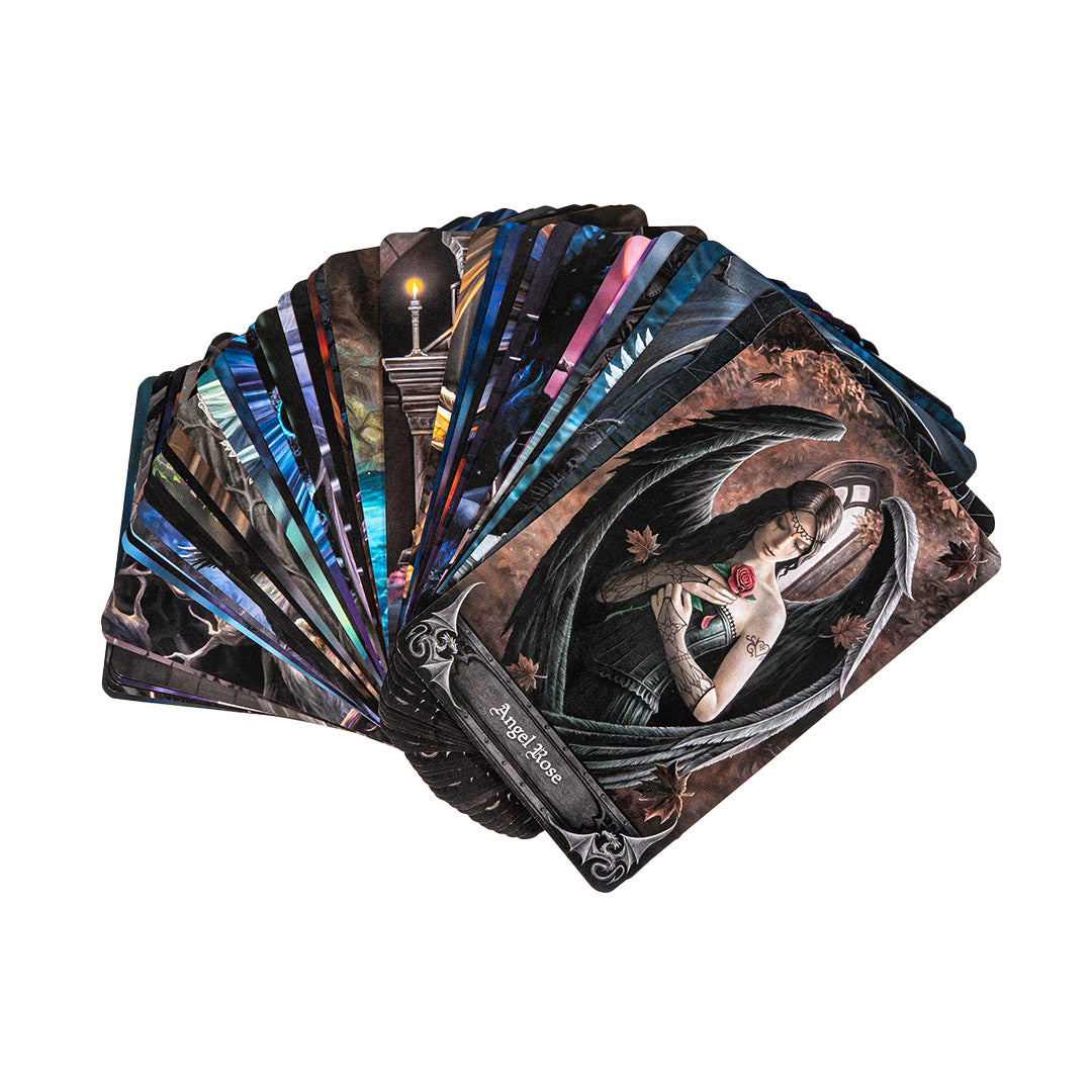 Card examples for the Anne Stokes Gothic Oracle Deck