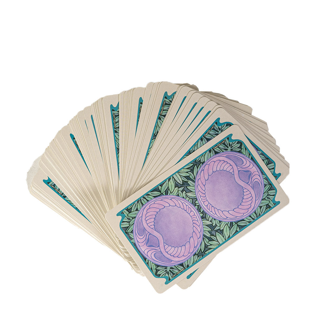 Back of the cards for the Ethereal Visions deck