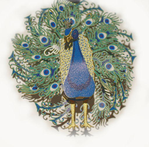 Brass Peacock ornament