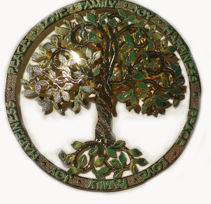 Tree of Life brass ornament