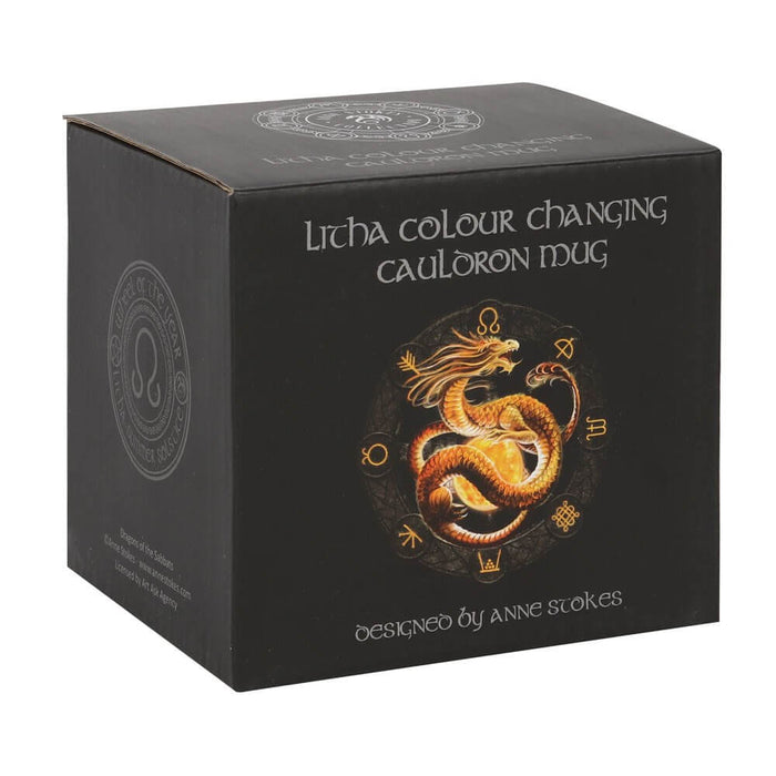 Litha Dragon Color Changing Cauldron Mug