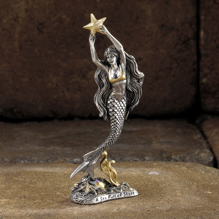 A Sea Full of Stars Mermaid Figurine