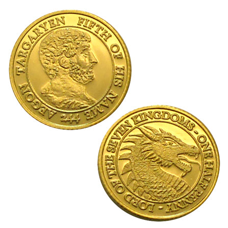 Aegon V Targaryen Half-Penny Collectible Coin