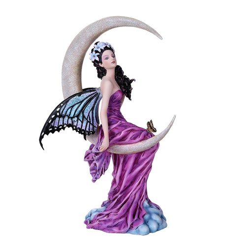 Amethyst Moon Fairy Figurine