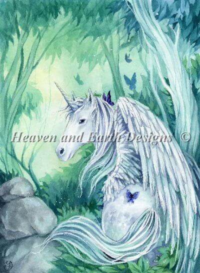 A Unicorn Cross Stitch Pattern by Meredith Dillman