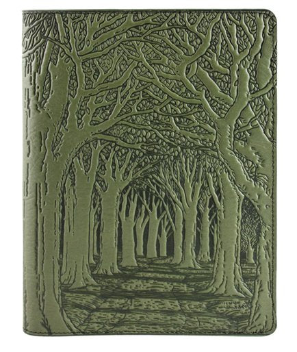 Avenue of Trees Leather Composition Notebook
