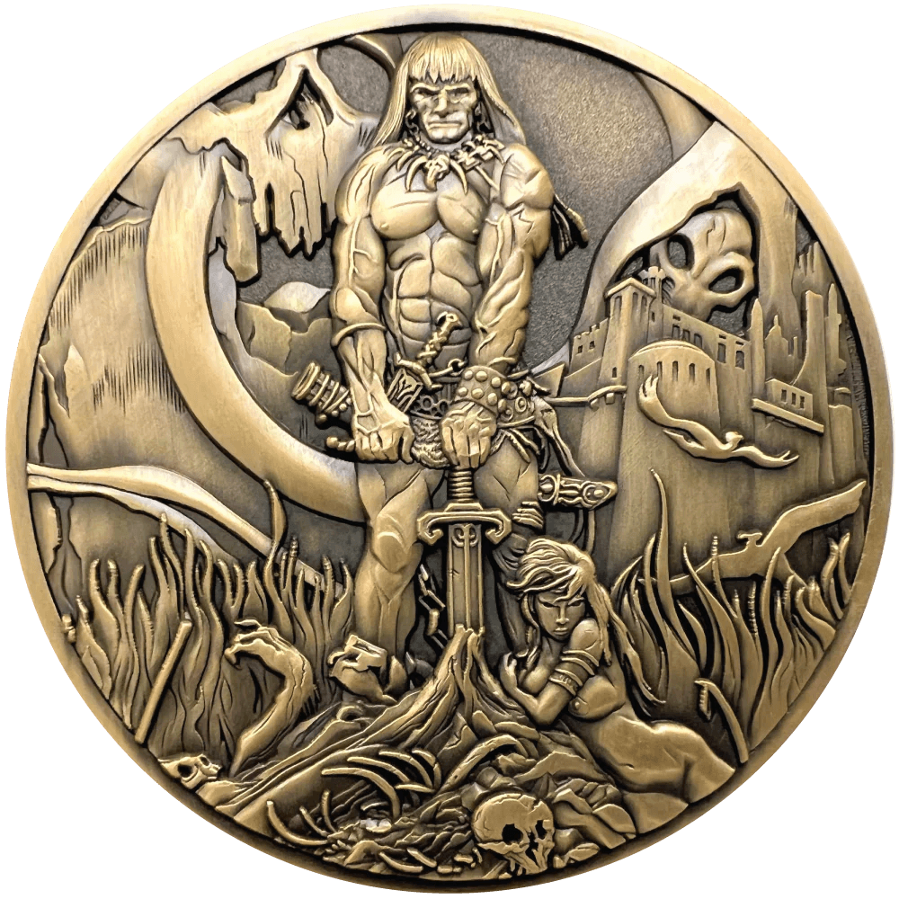Barbarian collectible Frank Frazetta coin