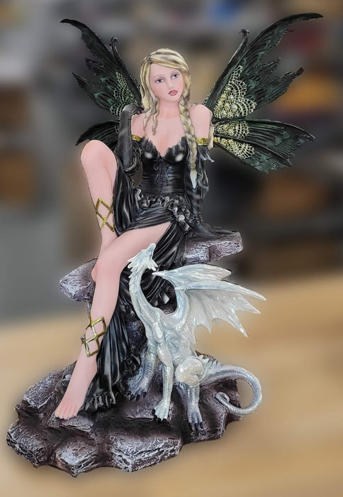 Black Fairy Dragon Figurine