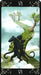 Card example for VI featuring two black cats dancing on a green path in the clouds