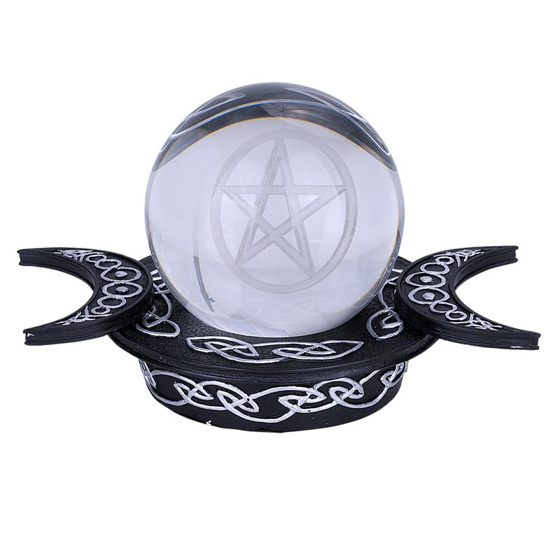 Celtic Pentagram Orb Figurine