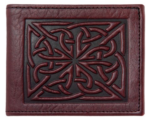 Celtic Weave Leather Wallet
