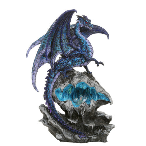 Checkmate Dragon on Crystal Figurine