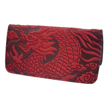 Cloud Dragon Leather Smart Phone Wallet