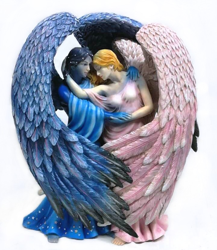 Day Surrendering Unto Night Angel Figurine