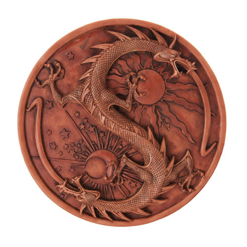 Double Dragon Alchemy Wall Plaque