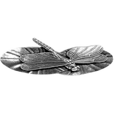 Pewter dragonfly hair clip