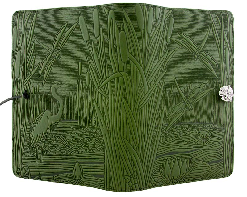 Dragonfly Pond Leather Journal