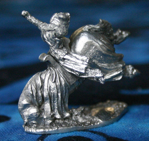 Falling Mounted Knight Figurine