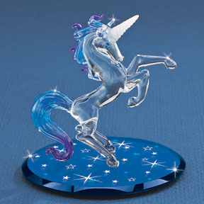 Glass Starlight Unicorn Figurine