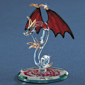 Glass 'Tiny Terror' Dragon Figurine
