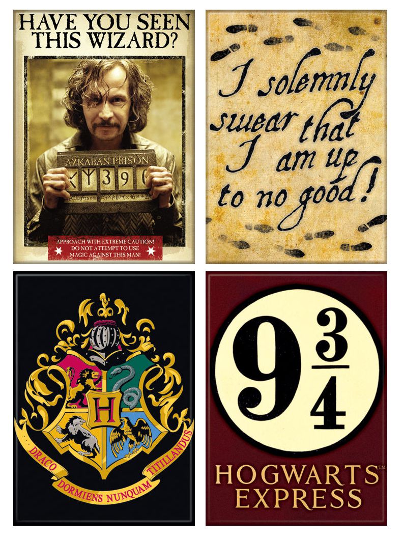 Harry Potter Magnet Set