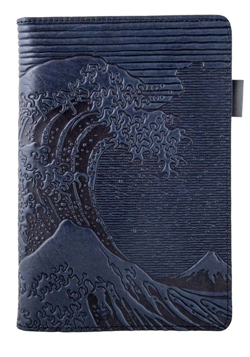 Hokusai Wave Notebook Portfolio