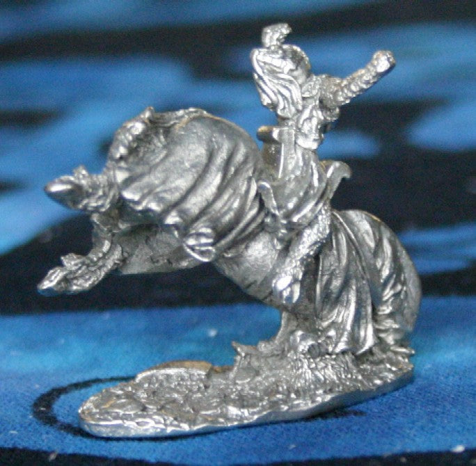 Falling Mounted Knight Figurine