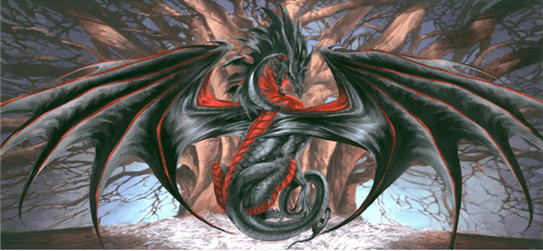 Malice Dragon by Ruth Thompson Metal Art Print