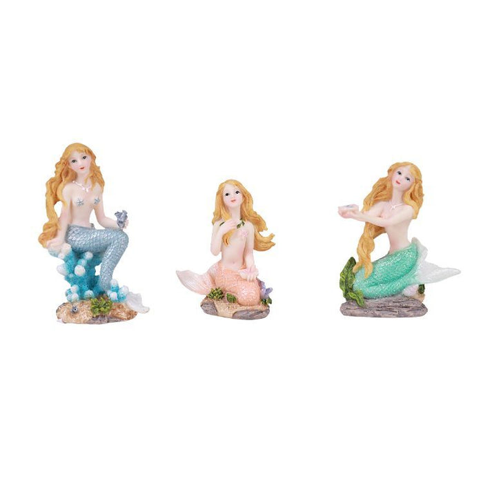 Mermaid Set of 3 Figurines