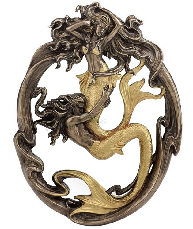Merman & Mermaid Wall Mirror