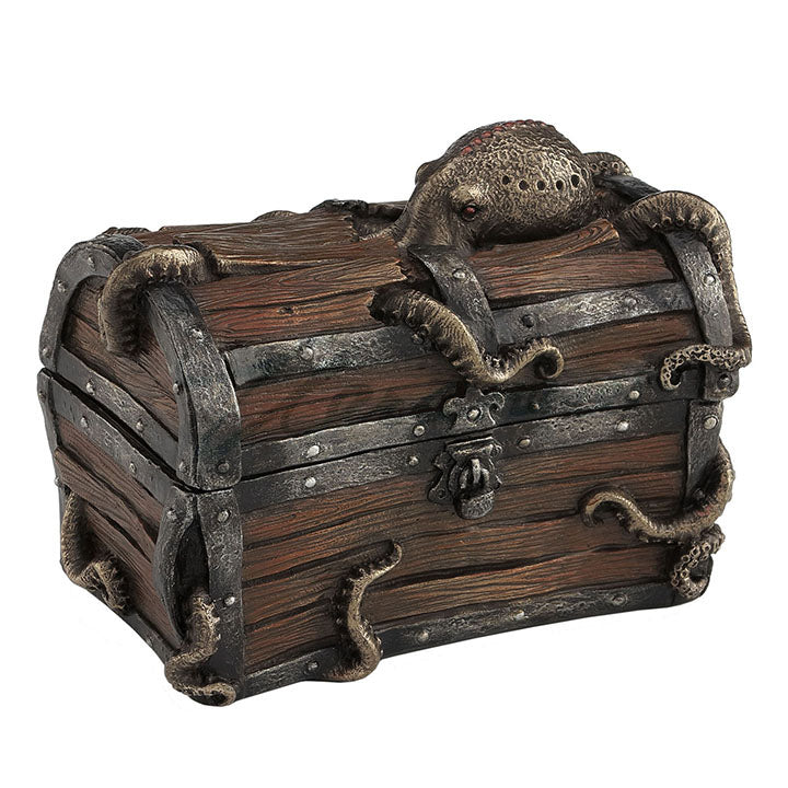 Octopus Cracked Treasure Chest