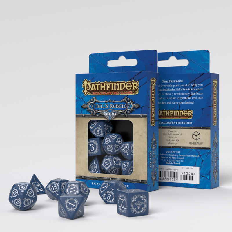 Pathfinder Hell's Rebels Dice Set