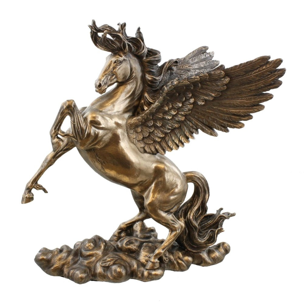 Rearing Pegasus Statue