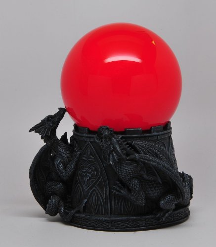 Red Dragon Sandstorm Ball Figurine